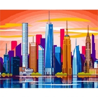 DIY Painting By Numbers Modern Wall Art Picture By Numbers Paint By Numbers For Home Decor w9231