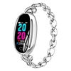 E68 Color Screen Smart Bracelet Deep Waterproof Heart Rate Blood Pressure Sleep Monitoring Healthy Women Hollow Wristband