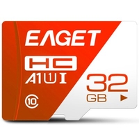 EAGET T1 SD Card 32GB/64GB/128GB Class 10 TF Card Memory Card High Speed Flash for Phones Tablet