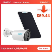 Eco and Solar Panel Wireless WiFi Camera 1080P Full HD IP65 Outdoor Indoor Use 2-way Audio SD Card Slot with PIR