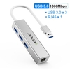 EDUP USB C HUB 1000Mbps 3 Ports USB 3.0 Type C HUB USB to Rj45 Gigabit Ethernet Adapter for MacBook Laptop Computer Accessories