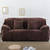 Elastic Sofa Cover Solid Color Plush Thicken Universal Sectional Slipcover 1/2/3/4 seater Stretch Couch Cover for Living Room