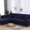 Elastic Spandex Slipcovers Couch Cover Solid Color Corner Sofa Covers For Living RoomStretch Sofa Towel l Shape Need Buy 2piece