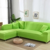 Elastic Spandex Slipcovers Couch Cover Solid Color Corner Sofa Covers For Living RoomStretch Sofa Towel l Shape Need Buy 2piece