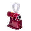 Electric Coffee Grinder Coffee Mill Bean Grinder Machine Flat Burrs Grinding Machine 220V/110V Burgundy/Black EU US Plug