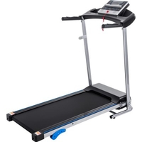 Electric Folding Treadmill Motorized Running Machine w/ Device Holder Audio Speaker 12 Programs and 3 Incline Levels