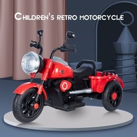 Electric Remote Car for Two Children Three Wheeled Motorcycle Baby Carriage Baby Rechargeable Toy Stroller