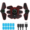 EMS Trainer ABS Stimulator Smart Fitness Abdominal Buttocks Muscle Stimulator Body Shaping Slimming Massager