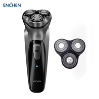 Enchen Electric Shaver Men Razor Beard Trimmer 3D Type-C USB Rechargeable 3 Blades Portable Beard Trimmer Cutting Machine From Xiaomi Youpin