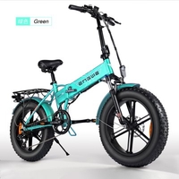 ENGWE 20 inch Fat Tire Electric Bicycle Mountain Beach Snow Bikes for Adults Electric 7 Speed Gear E-Bike with Removable 48V12.5A Battery