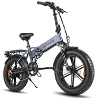 ENGWE 20 inch Fat Tire Electric Bicycle Mountain Beach Snow Bikes for Adults Electric 7 Speed Gear E-Bike with Removable 48V12.5A Battery