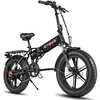 ENGWE EP-2 PRO 750W Folding Fat Tire Electric Bike with 48V 12.8Ah Lithium-ion Battery