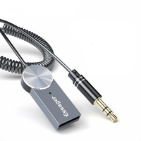 Essager UB01 Bluetooth 5.0 Receiver For Car Wireless USB Bluetooth Adapter 3.5mm 3.5 Jack Aux Transmitter Receiver