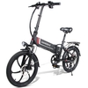 EU Free Shiping Samebike 20 Inch Folding Electric Bike 48V 10AH 350W Motor Mountain E-Bike 20LVXD30 Powerful Energy