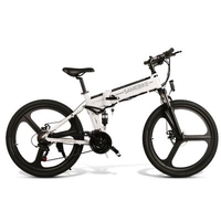 EU Free Shiping Samebike 26 Inch Folding Electric Bike LO26 Bicycle 48V 10AH 350W Motor Powerful Mountain E-Bike