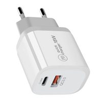 EU/US Plug PD USB Charger 18W 3A Quik Charge 3.0 Mobile Phone Charger For iPhone iPhone 12 11 Pro XR Xs Samsung Xiaomi Fast Wall Chargers