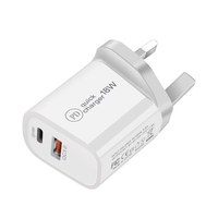 EU/US Plug PD USB Charger 18W 3A Quik Charge 3.0 Mobile Phone Charger For iPhone iPhone 12 11 Pro XR Xs Samsung Xiaomi Fast Wall Chargers