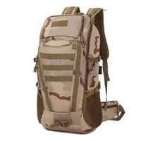 Exercise Special Outdoor Camouflage Backpack Mountaineering Bags 55L Large Capacity Backpack Shoulder Bag Travel Bag Field