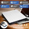 External USB 3.0 DVD RW CD Writer Slim Carbon Grain Drive Burner Reader Player For PC Laptop Optical Drive