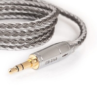KBEAR 16-strand Pure Copper Braided Headset Upgrade Cable 4.4 Balanced Cable QDC/TFZ plug ZS10-China