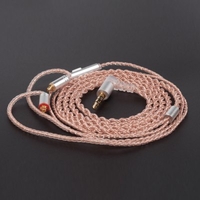 KBEAR 4 core Copper cable with metal interface 2 pin/QDC/MMCX with 3.5MM Connector for KBEAR KB06 ZSX ZS10 PRO