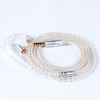 KBEAR 8 Core Silver Plated Cable With MMCX/2PIN/QDC Pins Use For ZS10 PRO ZSN PRO AS16 ZSN AS10 AS12