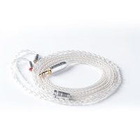 KBEAR 8 Core Silver Plated Cable With MMCX/2PIN/QDC Pins Use For ZS10 PRO ZSN PRO AS16 ZSN AS10 AS12