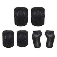 Kids 6pcs Protective Gear Knee Elbow Pads Set Wrist Guards Children Protection Pads for Skateboard Inline Roller Scooter Biking Skating Riding