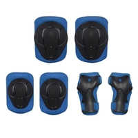 Kids 6pcs Protective Gear Knee Elbow Pads Set Wrist Guards Children Protection Pads for Skateboard Inline Roller Scooter Biking Skating Riding