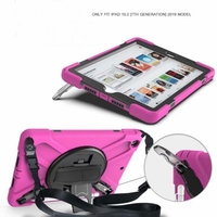 Kids Tablet Case for Ipad 10.2 Case 2019 stand Cover Full Protection Holder With Pen Slot Hand And Shoulder Strap