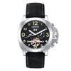 KIMSDUN K-712D Belt Tourbillon Automatic Mechanical Watch Waterproof Luminous Business Men Wristwatch