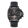 KIMSDUN K-712D Belt Tourbillon Automatic Mechanical Watch Waterproof Luminous Business Men Wristwatch