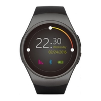 KING-WEAR KW18 1.3 inch Bluetooth Smart Watch Full Screen SIM Card Smartwatch Heart Rate Watch Phone