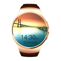 KING-WEAR KW18 1.3 inch Bluetooth Smart Watch Full Screen SIM Card Smartwatch Heart Rate Watch Phone