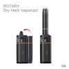 Kingtons Rotary Kit BLK Dry Herb Vaporizer 1800mAh Battery 1ml Oven Ceramic OLED Electronic Cigarette Herbal Vape Pen Authentic