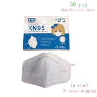 KN95 Children Mask Non woven Dust Mask 3 Layers Anti pollution Non-medical CE certification