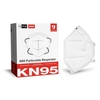 KN95 Face Mask Dustproof Anti-virus FFP2 N95 KF94 Particulate Respirator Earloop 5 Layer Masks with CE FDA Certification 10PCS