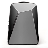 Men Casual Backpack Multi-functional Cushion Strap Zipper Opening Bag