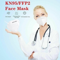 N95 FFP2 5-Layer Mask Respirator for Dust Pollution Protection Disposal Ordinary Non-medical Masks