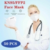 N95 FFP2 5-Layer Mask Respirator for Dust Pollution Protection Disposal Ordinary Non-medical Masks