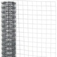 Nature Wire Mesh Square 0.5x2.5 m 13 mm Galvanised Steel