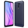 Naxtop Full Protective Phone Case Carbon Fiber Brushed Soft Bumper Back Cover for Xiaomi Redmi 9 / Redmi 9A / Redmi 9C / Redmi 10X 4G / Redmi 10X 5G / Redmi 10X Pro 5G
