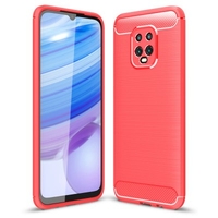 Naxtop Full Protective Phone Case Carbon Fiber Brushed Soft Bumper Back Cover for Xiaomi Redmi 9 / Redmi 9A / Redmi 9C / Redmi 10X 4G / Redmi 10X 5G / Redmi 10X Pro 5G