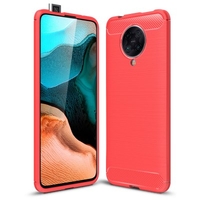 Naxtop Full Protective Phone Case Carbon Fiber Brushed Soft Bumper Back Cover for Xiaomi Redmi K30 Pro / Redmi K30 Pro Zoom / Redmi K30i 5G / Redmi K30 5G Racing / Redmi K30 5G Speed Edition