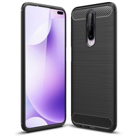 Naxtop Full Protective Phone Case Carbon Fiber Brushed Soft Bumper Back Cover for Xiaomi Redmi K30 Pro / Redmi K30 Pro Zoom / Redmi K30i 5G / Redmi K30 5G Racing / Redmi K30 5G Speed Edition