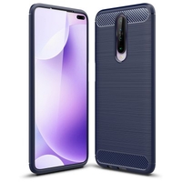 Naxtop Full Protective Phone Case Carbon Fiber Brushed Soft Bumper Back Cover for Xiaomi Redmi K30 Pro / Redmi K30 Pro Zoom / Redmi K30i 5G / Redmi K30 5G Racing / Redmi K30 5G Speed Edition
