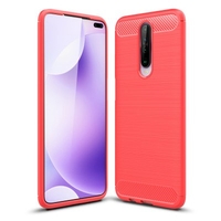 Naxtop Full Protective Phone Case Carbon Fiber Brushed Soft Bumper Back Cover for Xiaomi Redmi K30 Pro / Redmi K30 Pro Zoom / Redmi K30i 5G / Redmi K30 5G Racing / Redmi K30 5G Speed Edition