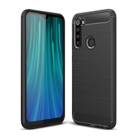 Naxtop Full Protective Phone Case Carbon Fiber Brushed Soft Bumper Back Cover for Xiaomi Redmi Note 8 Pro / Note 8 / Note 9 / Note 9 Pro / Note 9 Pro Max / Note 9S