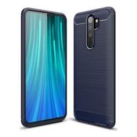 Naxtop Full Protective Phone Case Carbon Fiber Brushed Soft Bumper Back Cover for Xiaomi Redmi Note 8 Pro / Note 8 / Note 9 / Note 9 Pro / Note 9 Pro Max / Note 9S