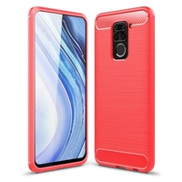 Naxtop Full Protective Phone Case Carbon Fiber Brushed Soft Bumper Back Cover for Xiaomi Redmi Note 8 Pro / Note 8 / Note 9 / Note 9 Pro / Note 9 Pro Max / Note 9S